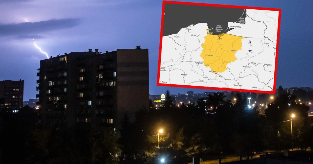 Burzowe alerty IMGW. Prognoza pogody nie wygląda dobrze