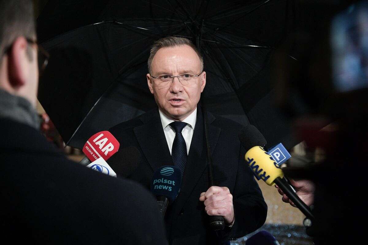 Andrzej Duda o wysyłaniu żołnierzy na Ukrainę. 