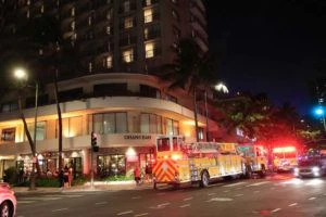 Firefighters respond to reports of smoke at Waikiki pizza eatery