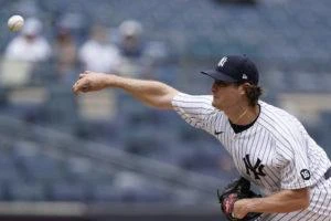 Yankees pitcher Cole says spin rate drop due to mechanics, not MLB crackdown