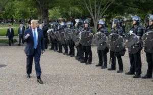 Trump aides prepared insurrection act order during debate over protests