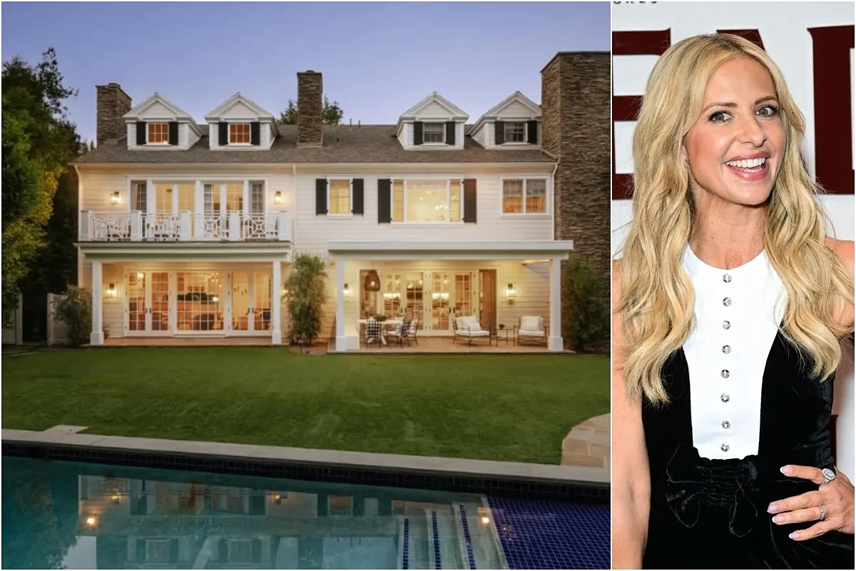 La mansión que Sarah Michelle Gellar (Buffy cazavampiros) vende por 10,5 millones de dólares en Los Ángeles, desde dentro