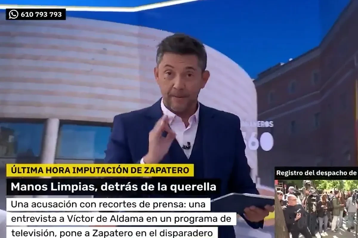 Javier Ruiz la vuelve a liar en TVE con la imputación de Zapatero: afirma que la investigación fue por una querella 