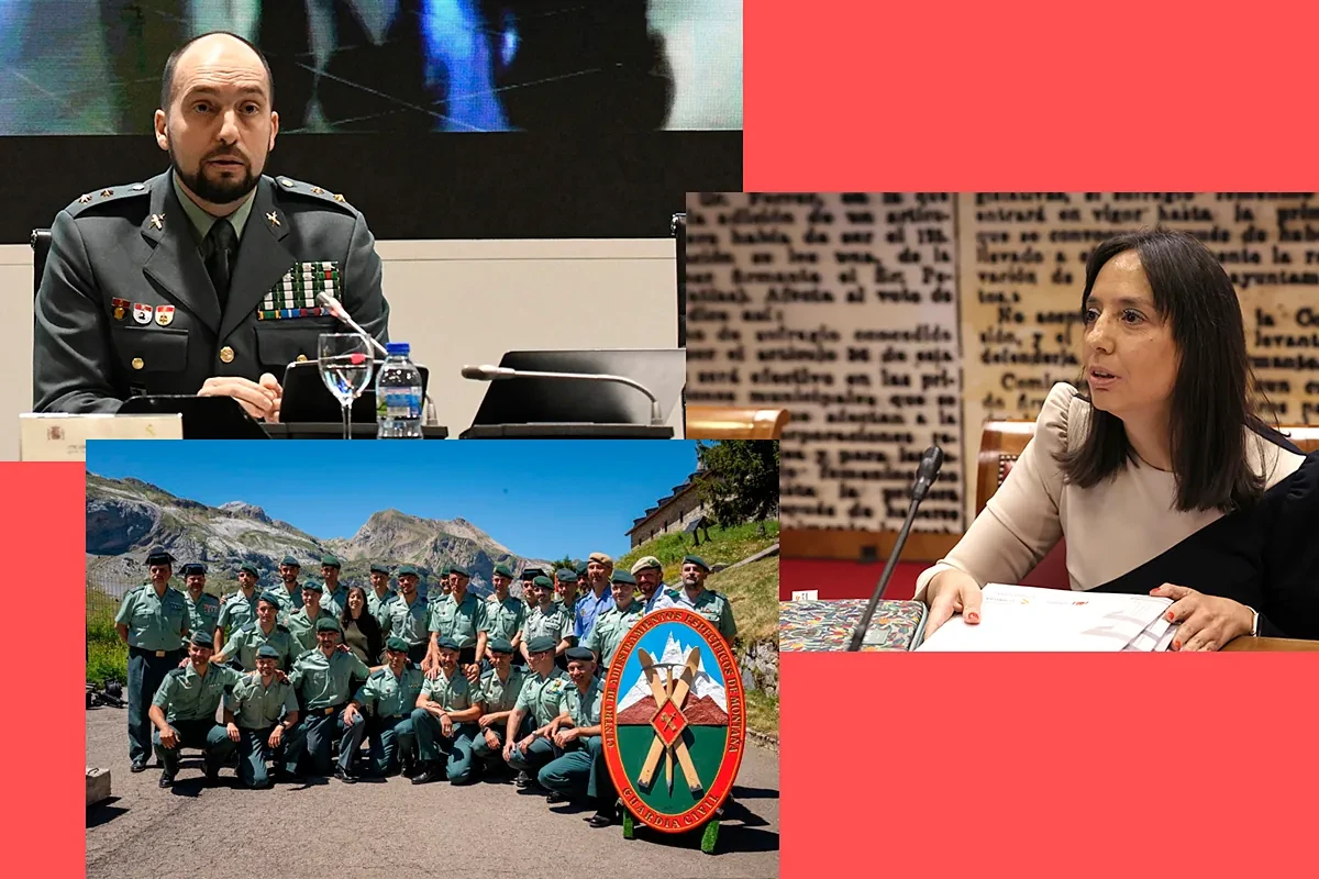 Y la imputada subió a una montaña