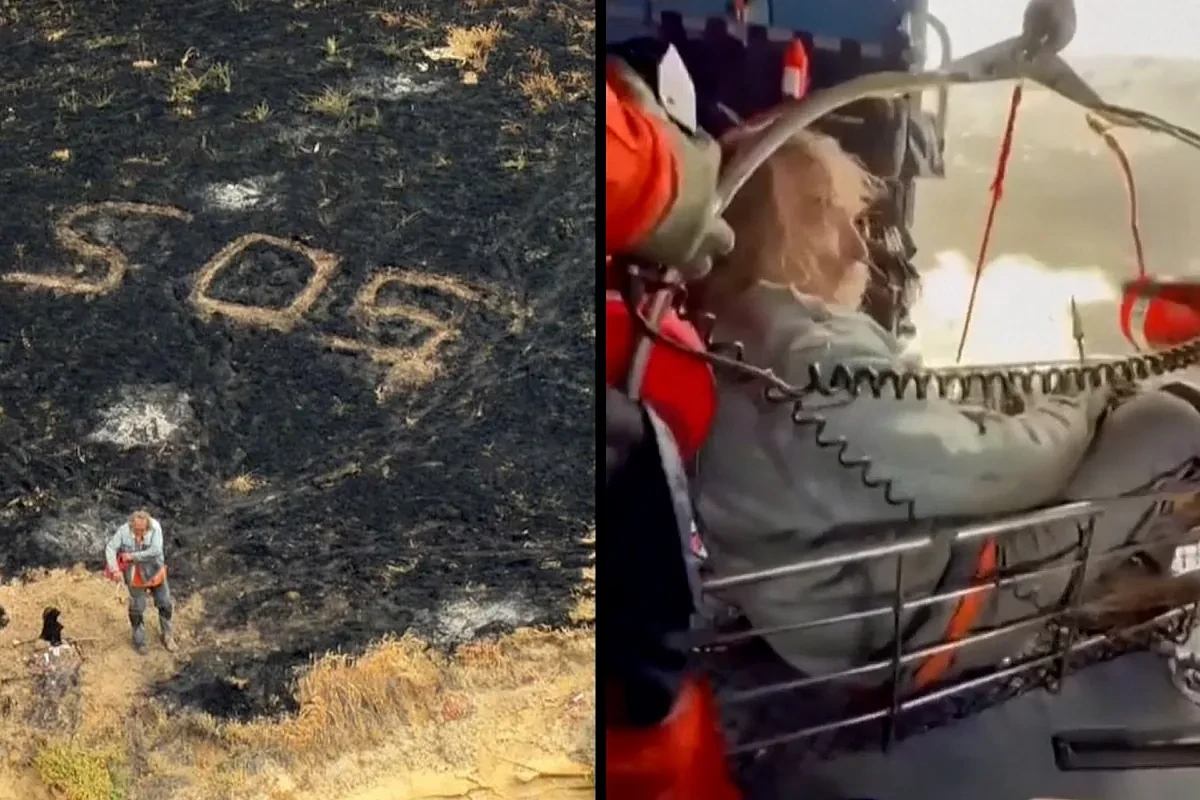 Rescatan a un náufrago que escribió 