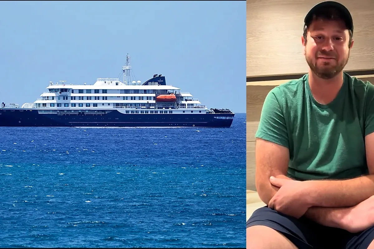 Un influencer dentro del crucero con casos de hantavirus: 