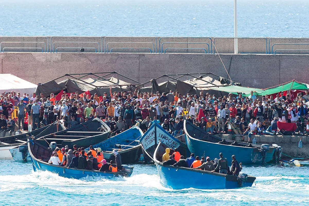 Un Papa en Arguineguín, el epicentro migratorio donde el 