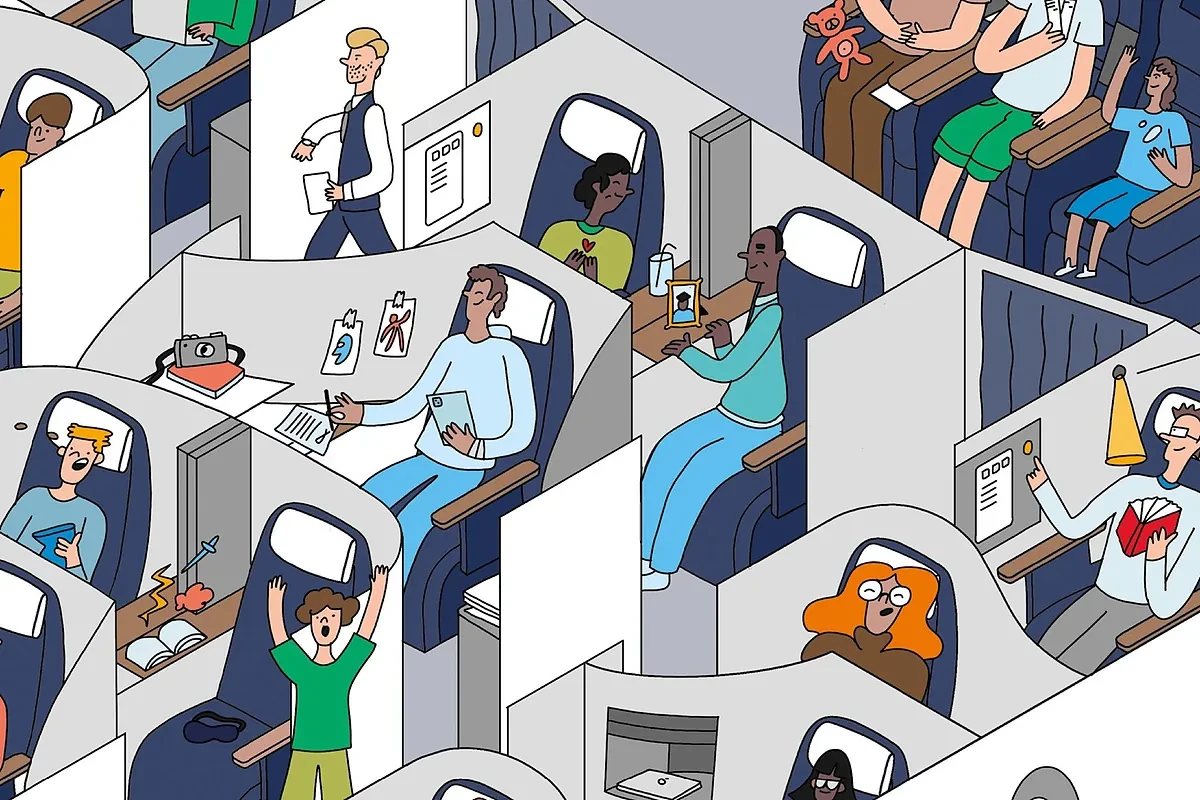 El arte se sube a bordo de Delta, Air France y Lufthansa