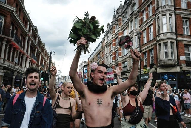 Trans pride returns to London