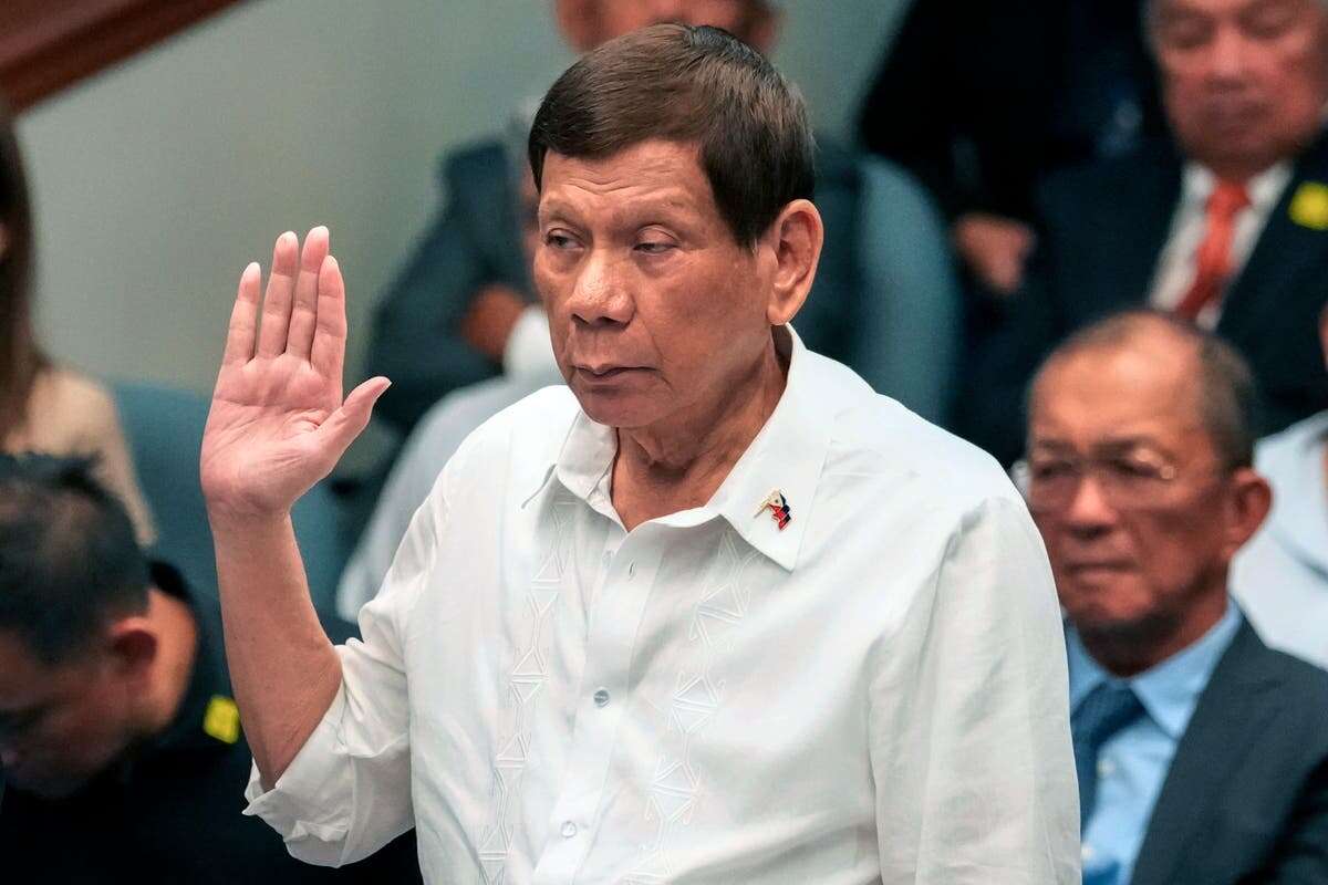 Ex-Philippines president Duterte admits to keeping ‘death squad’