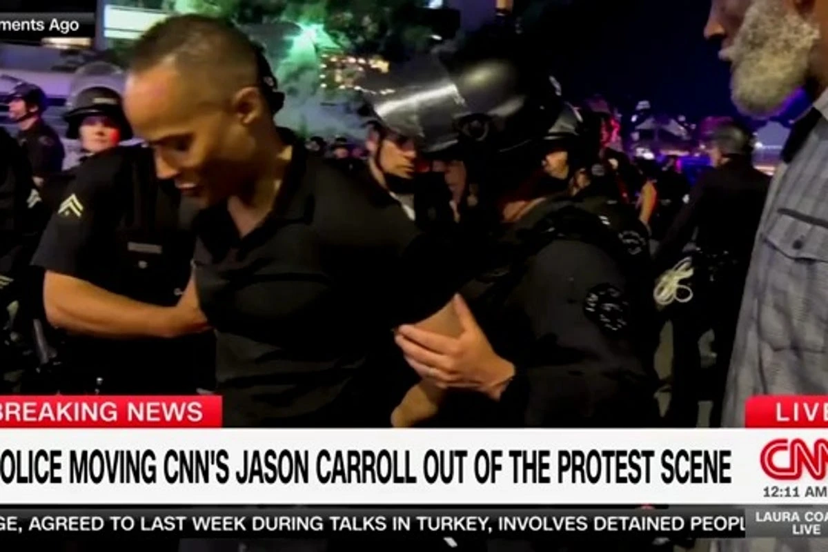 CNN responds after police detain reporter during LA protests coverage