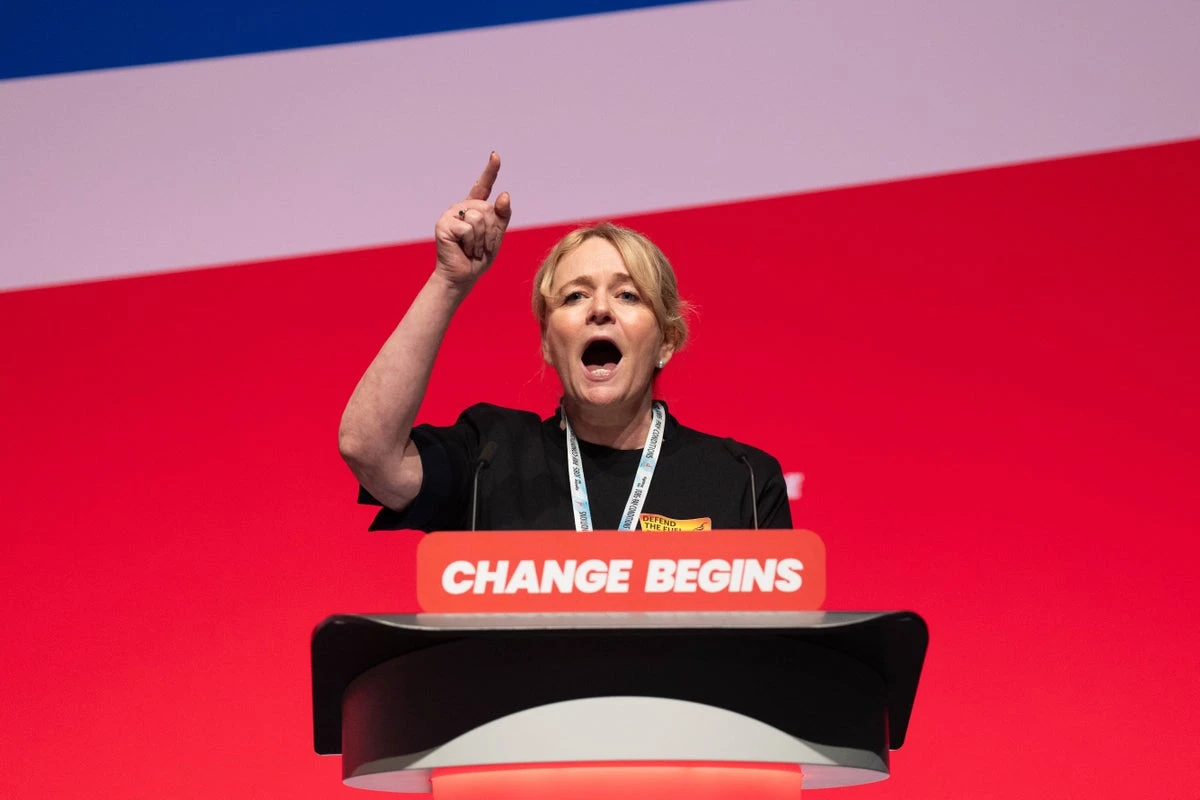 Sharon Graham calls on Starmer and Rayner to ‘sort out’ bin strikes