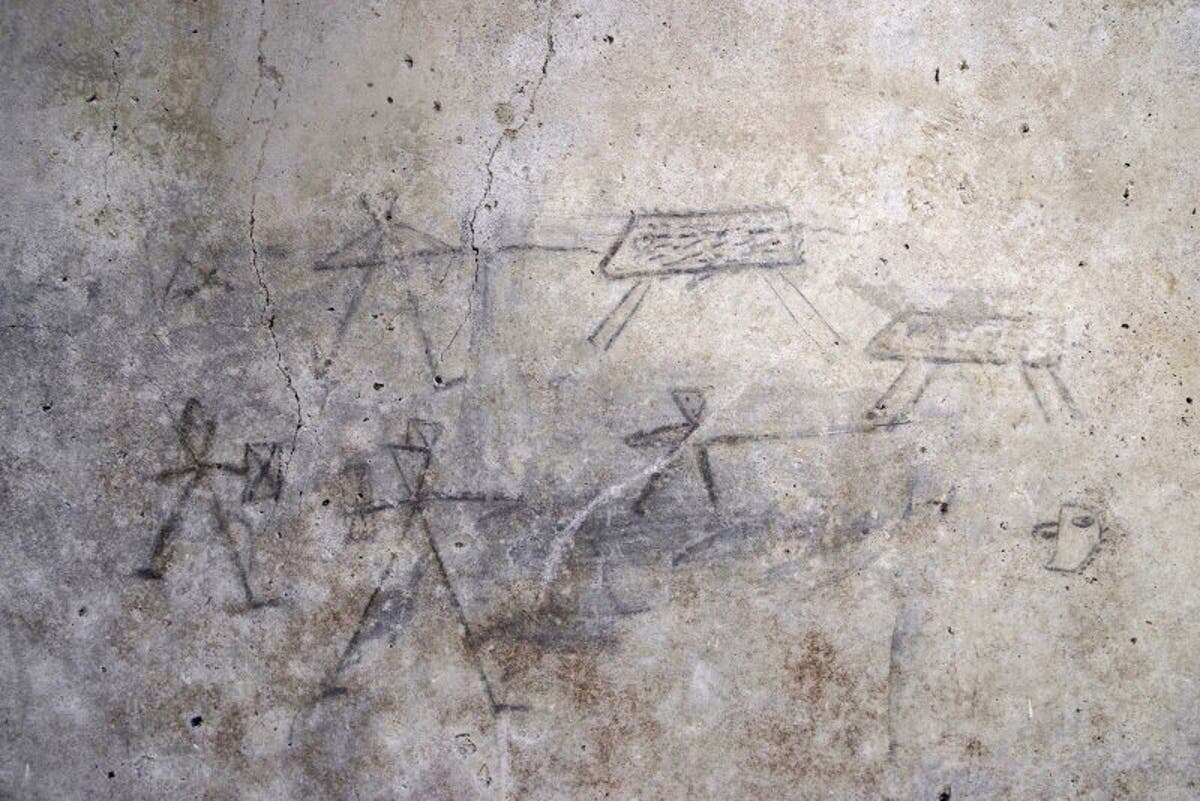 Archaeologists find ‘extremely violent’ drawings by Pompeii children