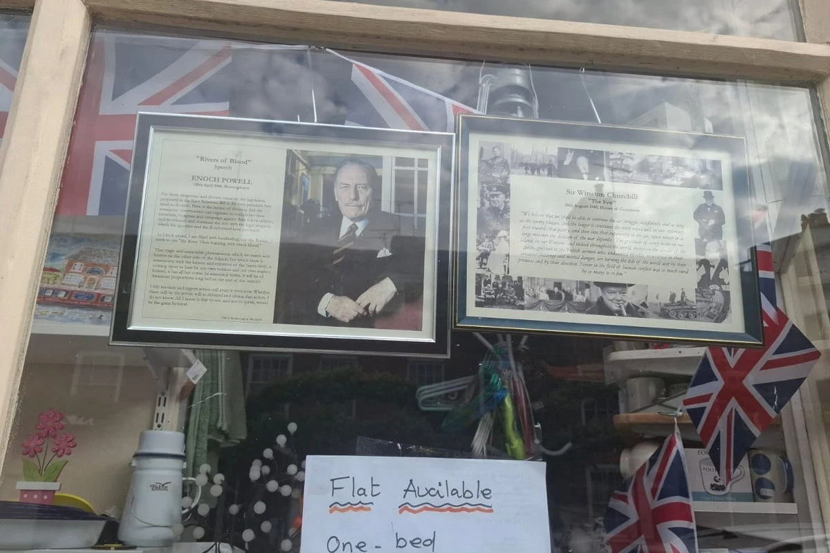 Police probe Enoch Powell portrait in village shop as ‘hate incident’