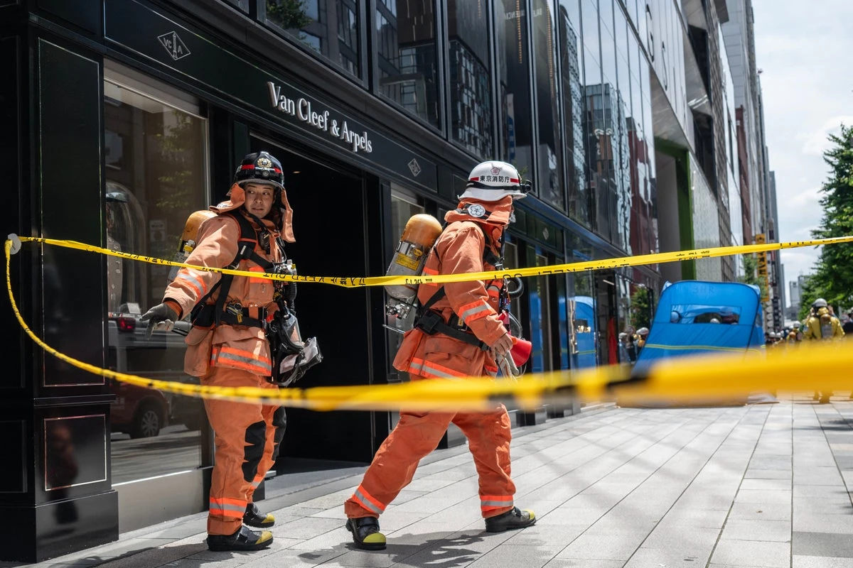 At least 20 people fall ill after man sprays liquid inside Tokyo mall