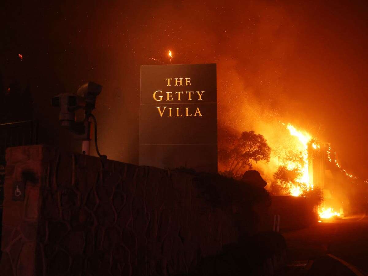 How the Getty Museum survived LA wildfires as the rich take note