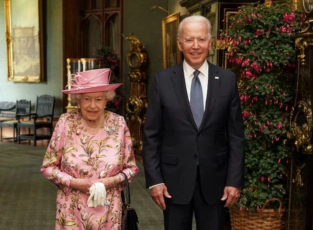 Joe Biden breaches royal protocol during his meeting with the Queen