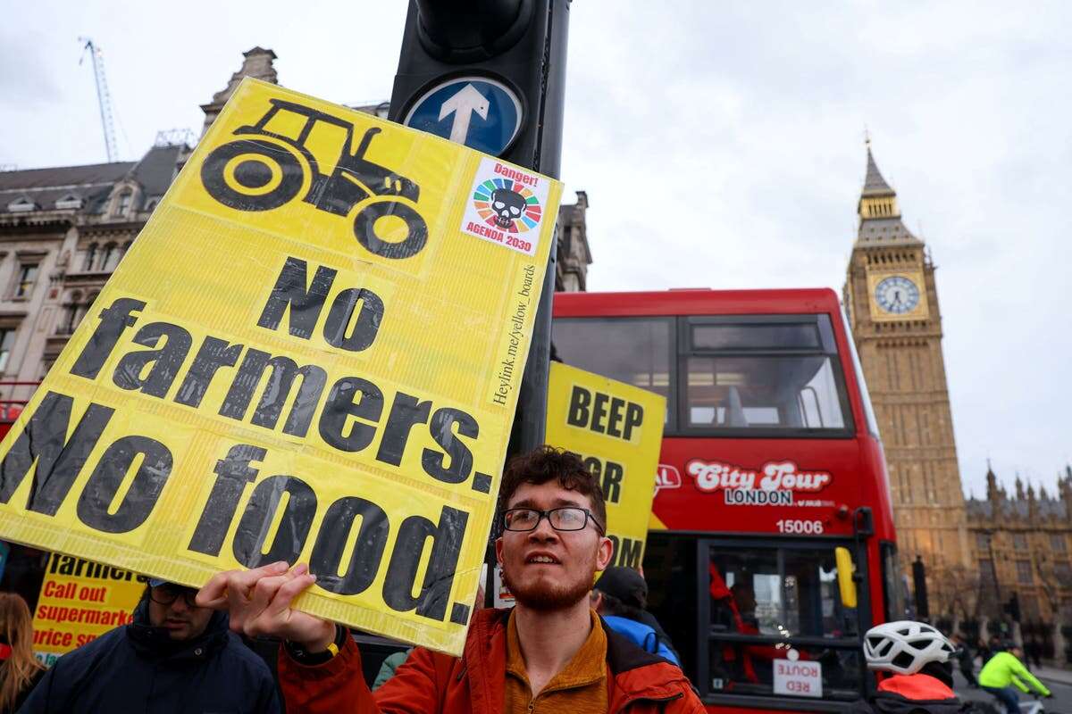 Farmers’ protest relocated because Trafalgar Square is not big enough