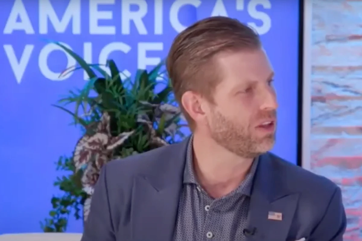 Eric Trump claims he watched his father end a war from the Oval Office