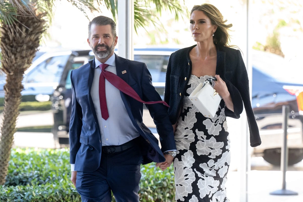 Donald Trump Jr ties the knot in Bahamas ceremony - without his father