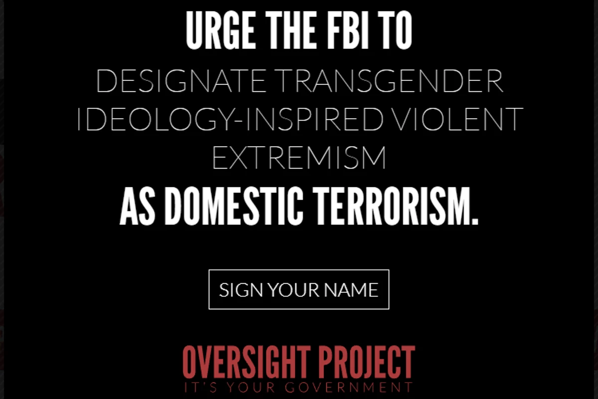 Project 2025 group asks FBI to see ‘trans extremists’ as terror threat