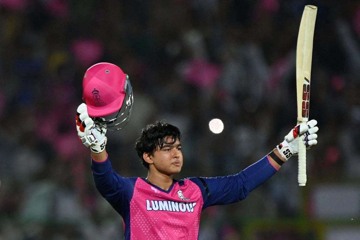 Fans go wild as Vaibhav Suryavanshi smashes record-breaking IPL ton