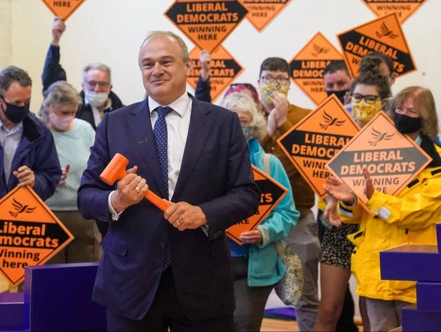 Ed Davey says Lib Dems could win ‘dozens’ of seats from Tories