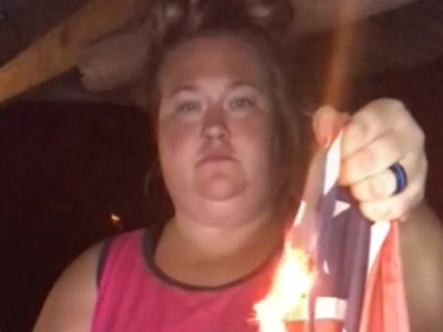 Woman burns Confederate flag on TikTok, apologises for flying it