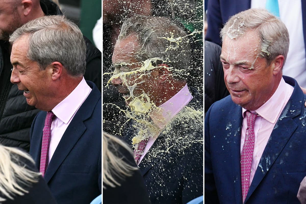 Woman denies assault charge after milkshake thrown over Nigel Farage