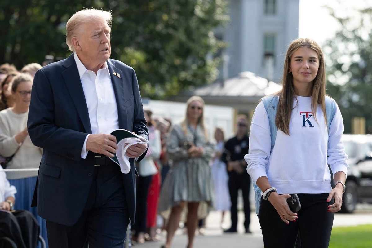 Trump’s granddaughter reveals advice from president before golf debut