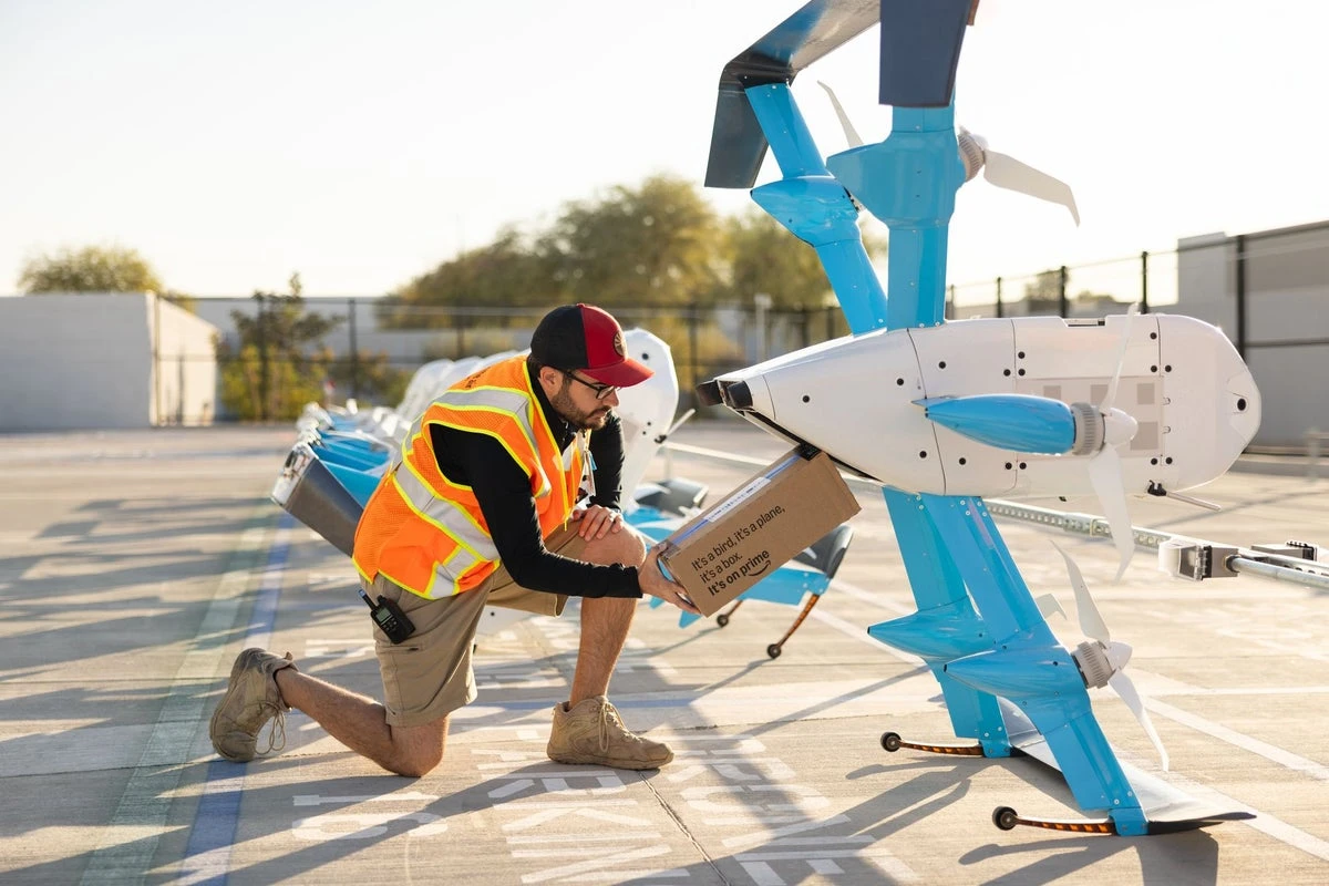 Amazon becomes first UK retailer to begin drone deliveries