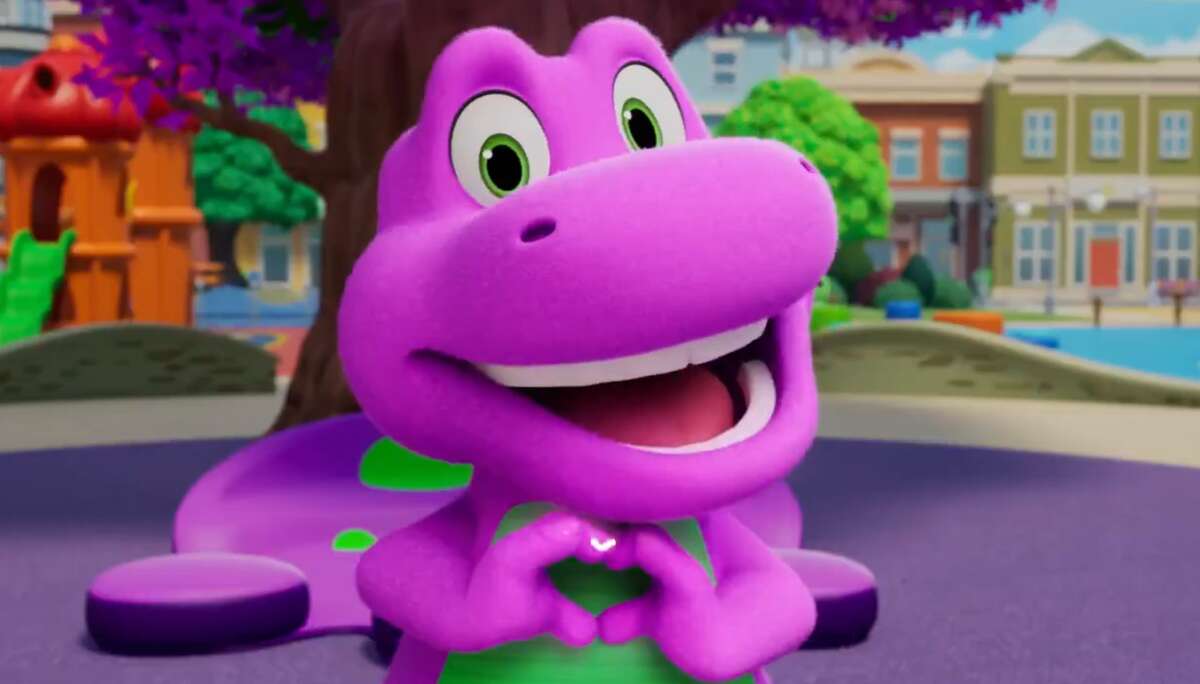 Trailer for new Barney the dinosaur show has fans horrified