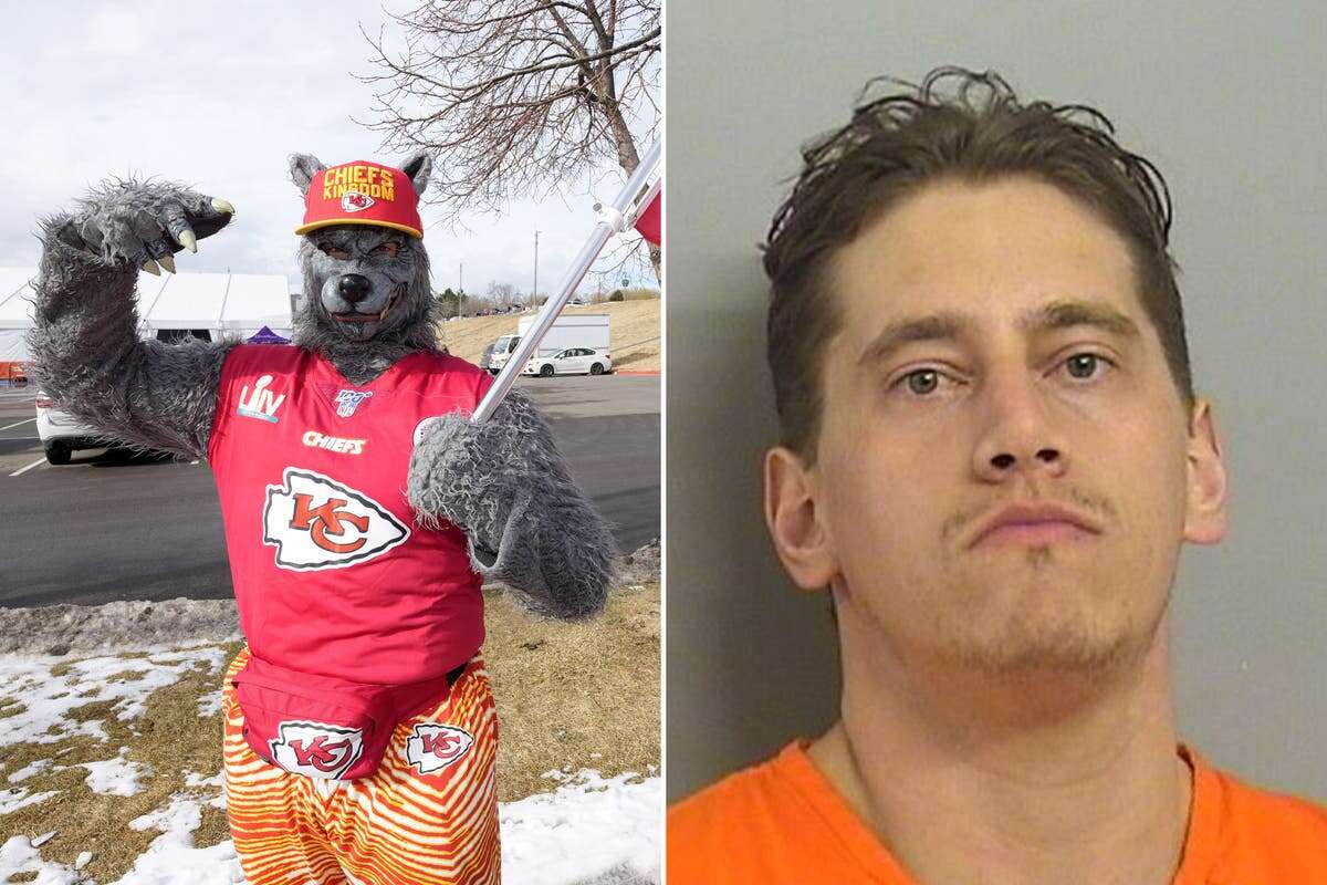 Wolf-costumed Kansas City Chiefs fan sentenced for bank-robbing $1m