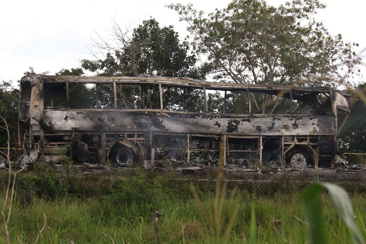 At least 41 dead as truck crashes into packed bus in Mexico