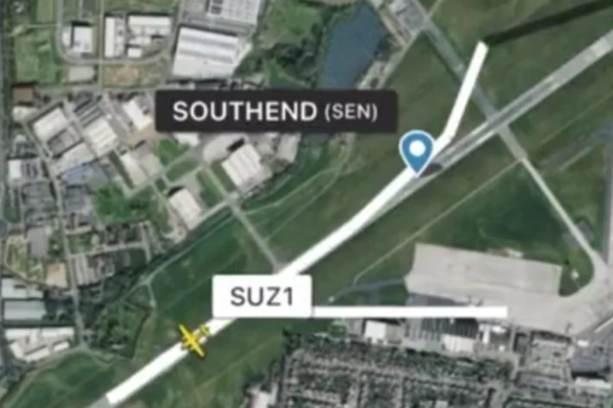 What is the aircraft involved in the Southend airport plane crash?