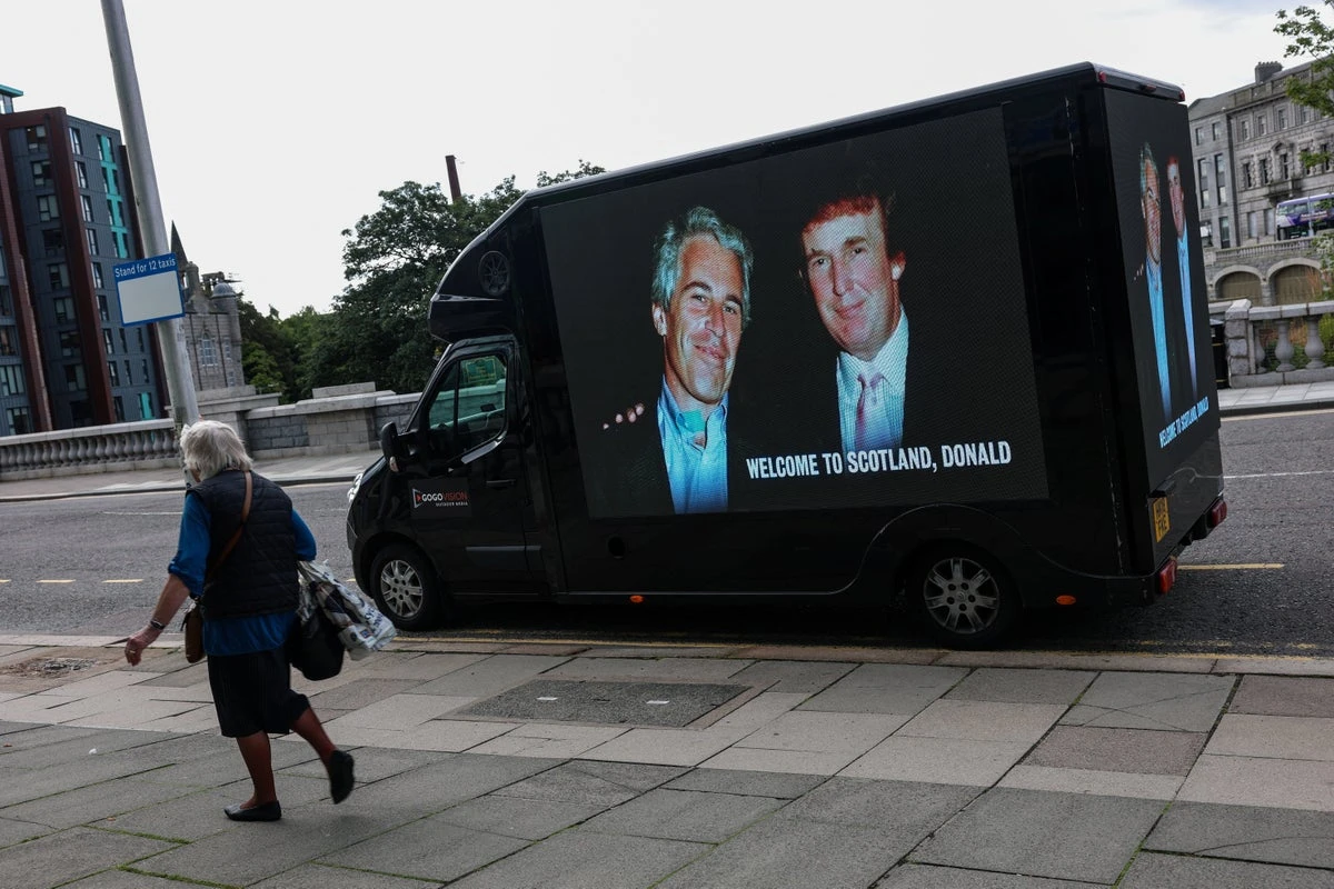 Trump-Epstein latest: ‘Bawdy’ birthday note made public by House Dems