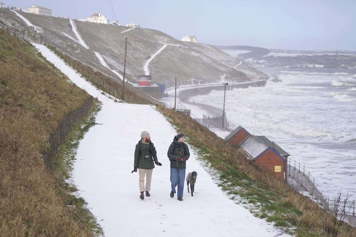 Mapped: Where snow will hit UK this weekend