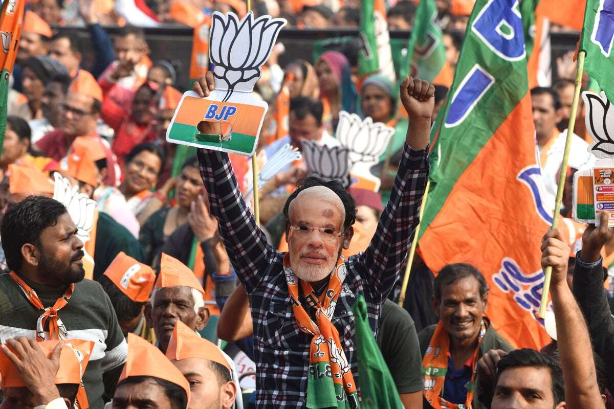 Exit polls show Modi's Hindu nationalist party sweeping Delhi election