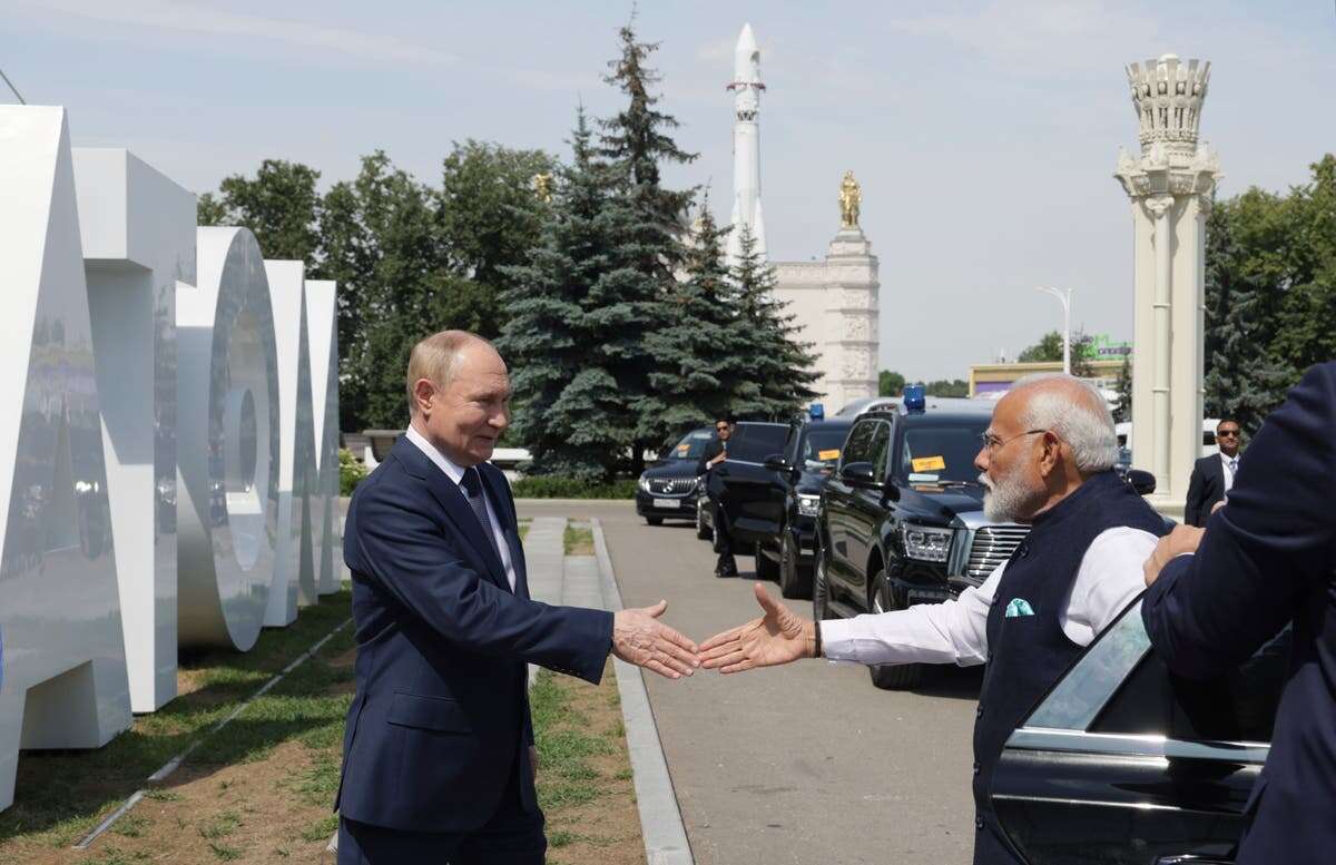 Putin hosts India's prime minister to deepen ties, but Ukraine looms over their relationship