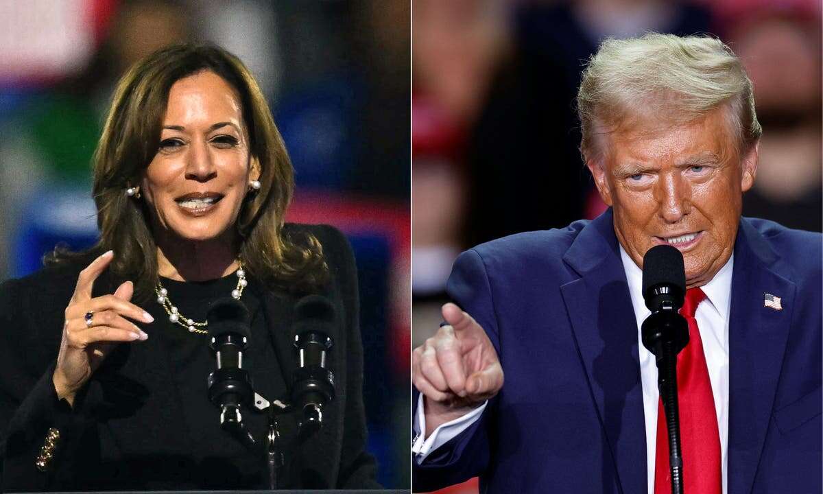 Trump spends last rally attacking Pelosi. Harris gives message of hope