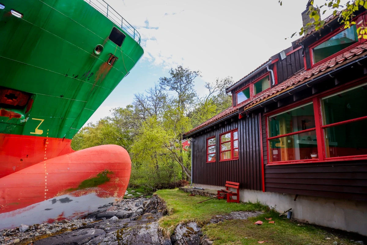 Crew member charged after container ship ploughed into man’s garden