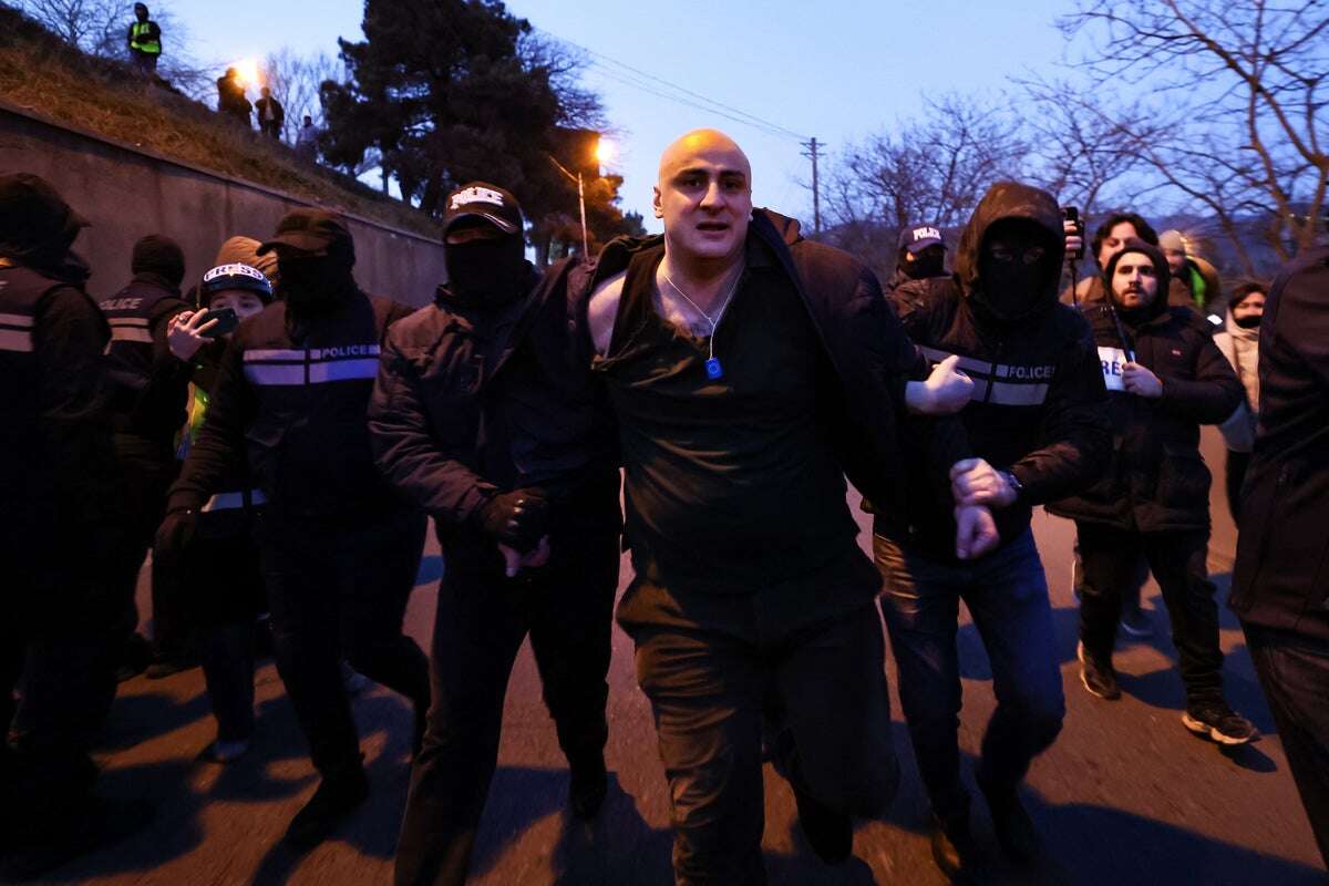 Opposition leader arrested at Georgia anti-Government protest