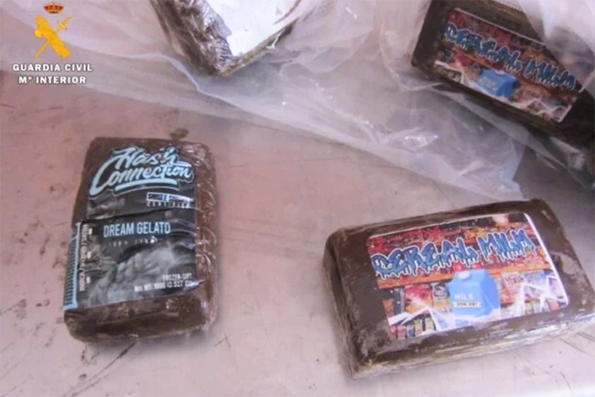 British pensioner arrested on suspicion of smuggling 60kg of cannabis
