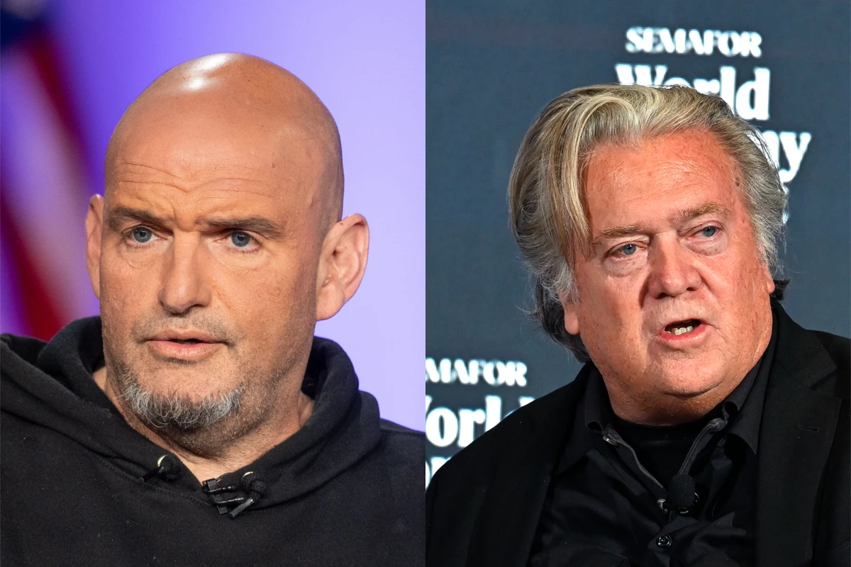 John Fetterman seen dining with Steve Bannon on wedding anniversary