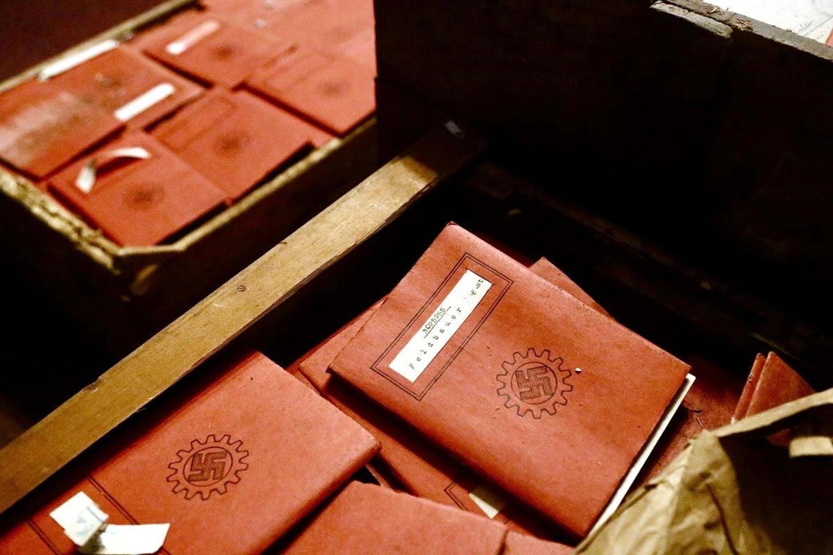 Crates of Nazi documents discovered in court basement