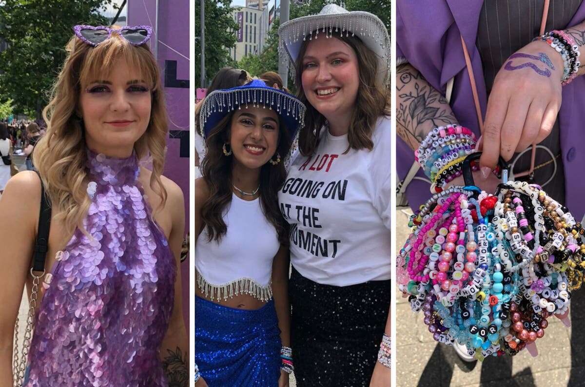 ‘We’ve been planning outfits for a year’: Swifties flock to Wembley