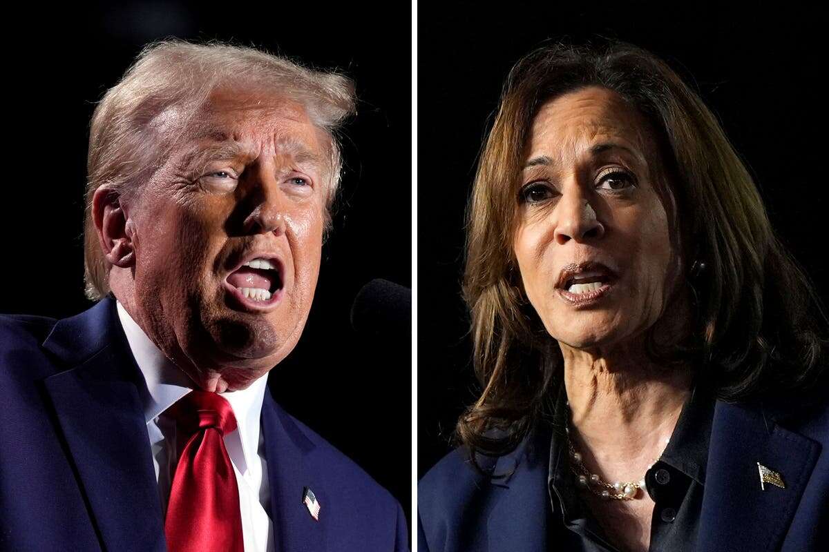 New poll shows Harris and Trump tied as undecided voters shrinks