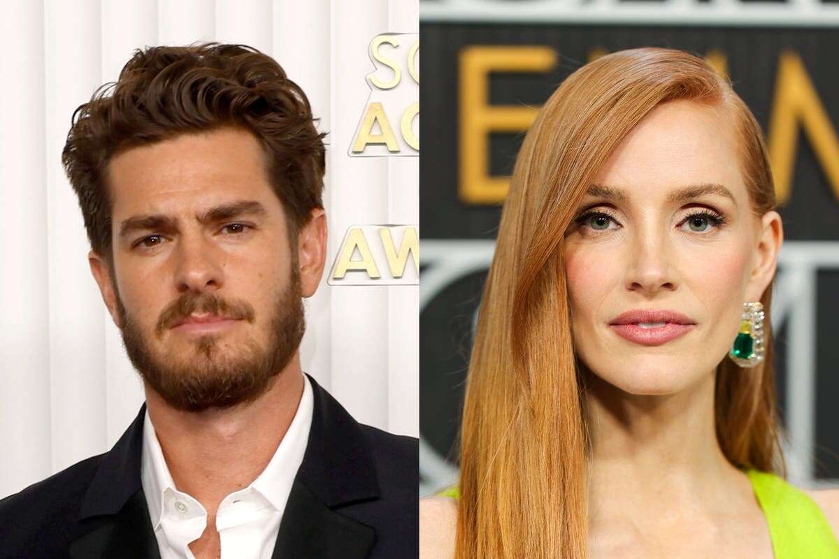 Andrew Garfield says Jessica Chastain halted filming out of compassion