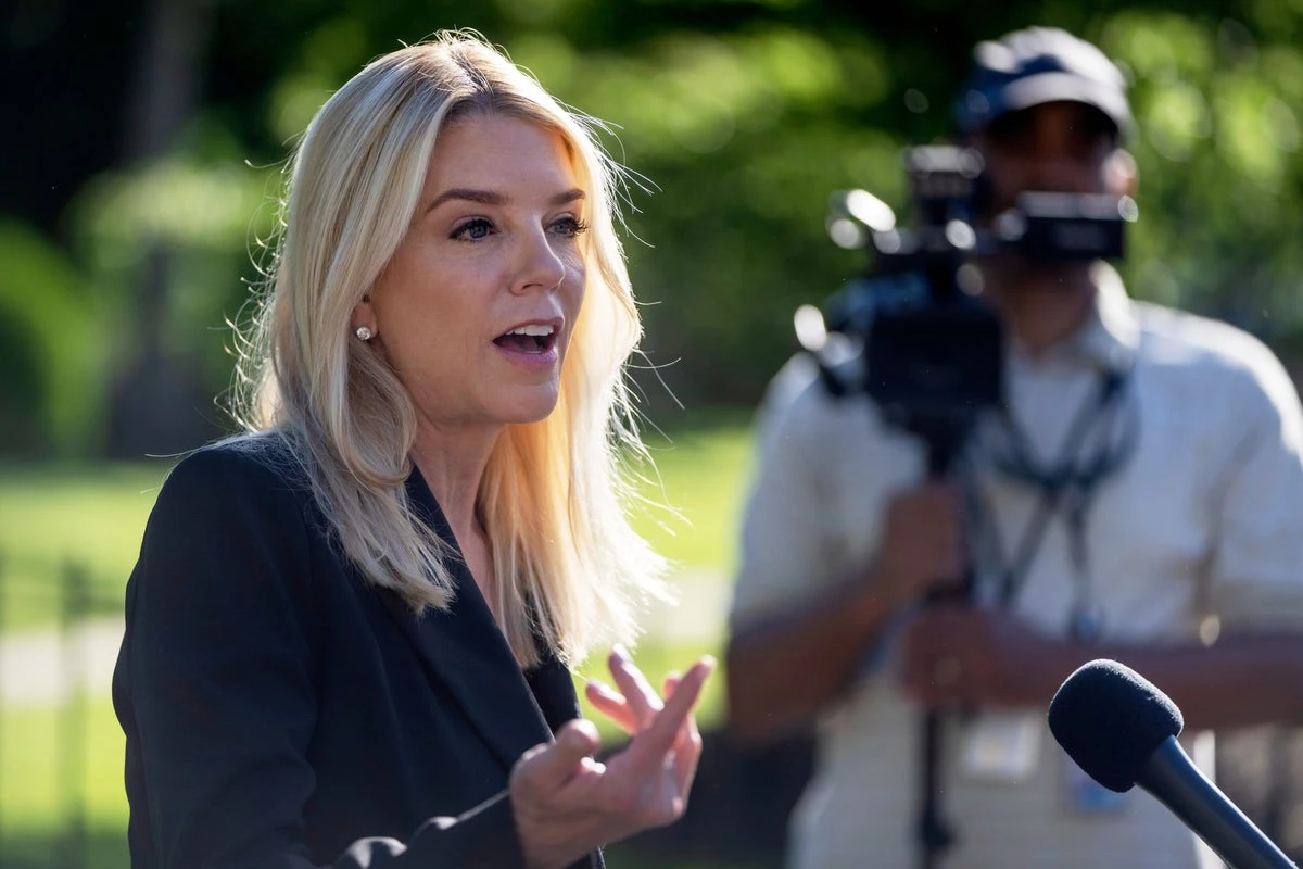 Pam Bondi dismisses claim Epstein info is missing
