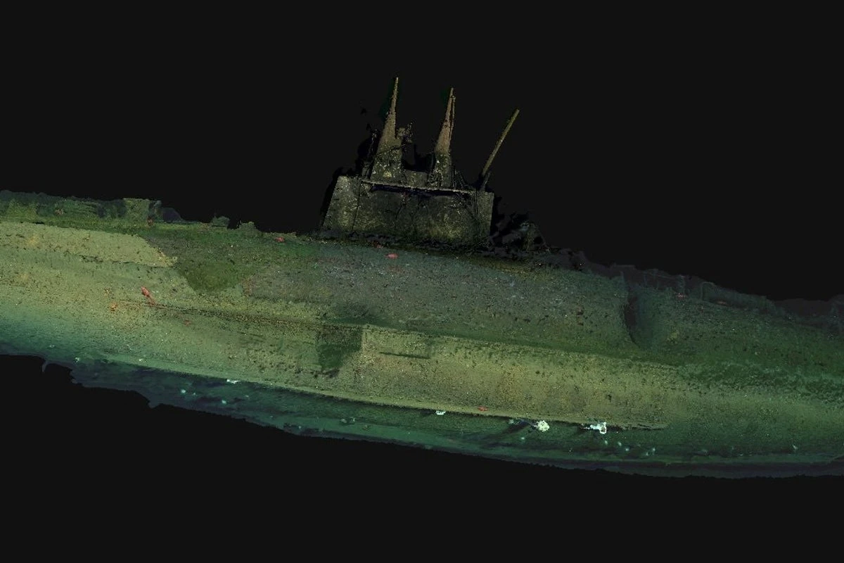 Lost WWI submarine captured in never-before-seen images